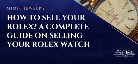 sell a rolex privately.